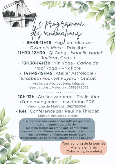 Affiche salon bien être  2