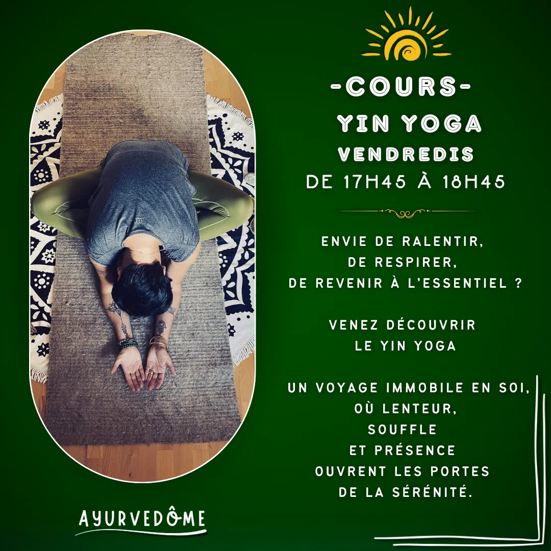 Affiche de l'événement Cours de Yin Yoga